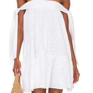 Cleobella Cara White Mini Dress, XS